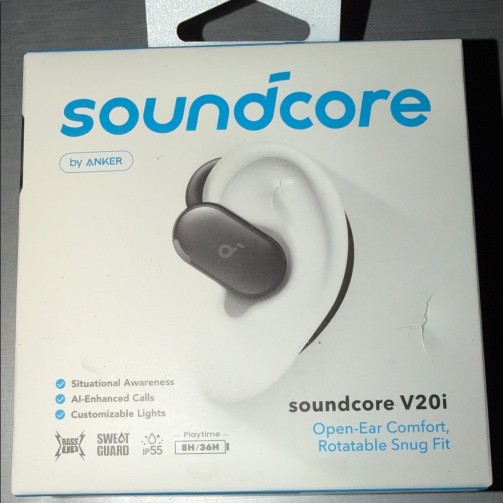 Anker Soundcore V20i Black Headphones